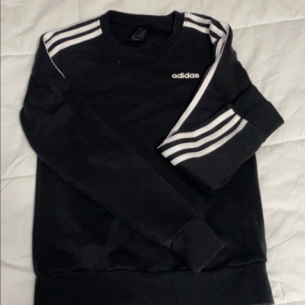 Black adidas crewneck